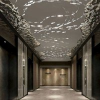 Ceiling decoration - flat silver fish Flat-Fish 